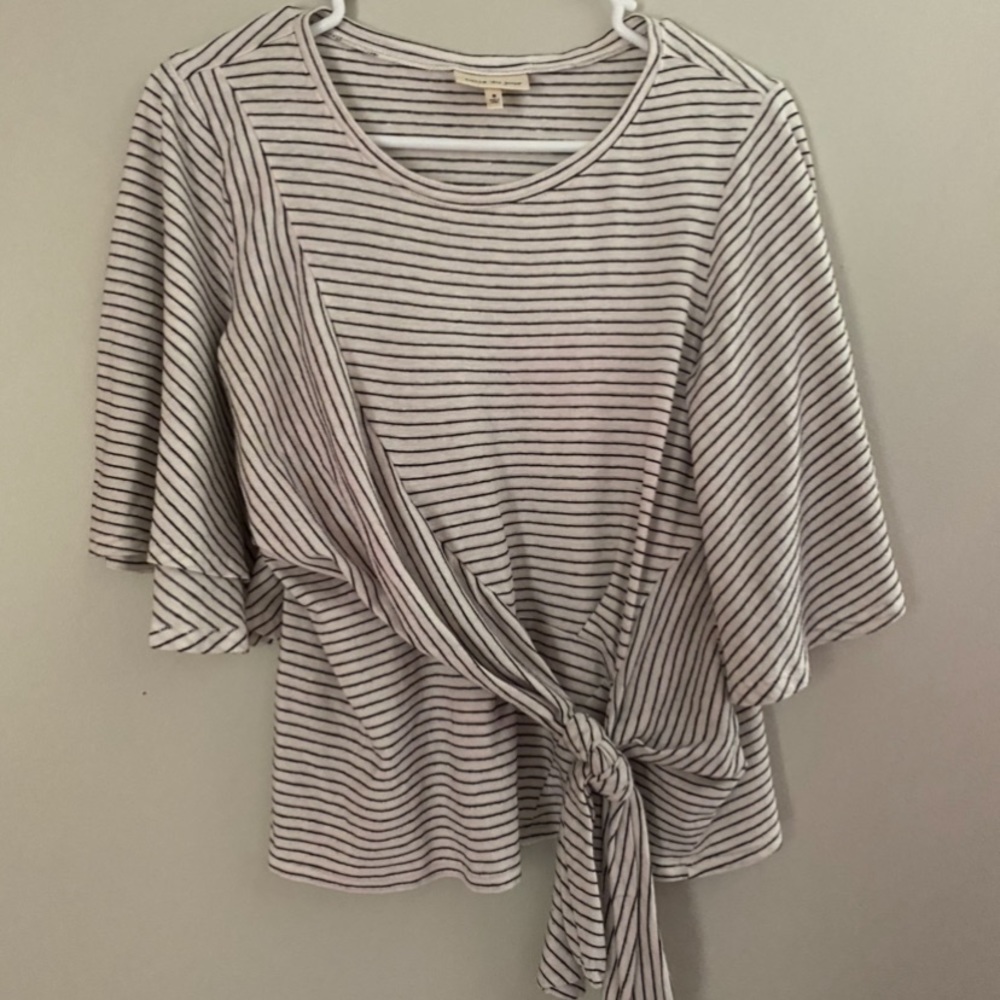 Black and White Striped Shirt